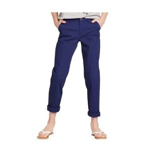 Cat & Jack Girls Skinny Adjustable Waist Twill Pants Navy Multiple Sizes NEW